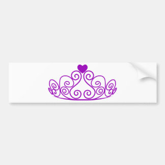 LILA TRINCESS TIARA GRAPHIC KRONA ANPASSADE BILDEKAL