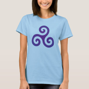 Lila Triskele T Shirt