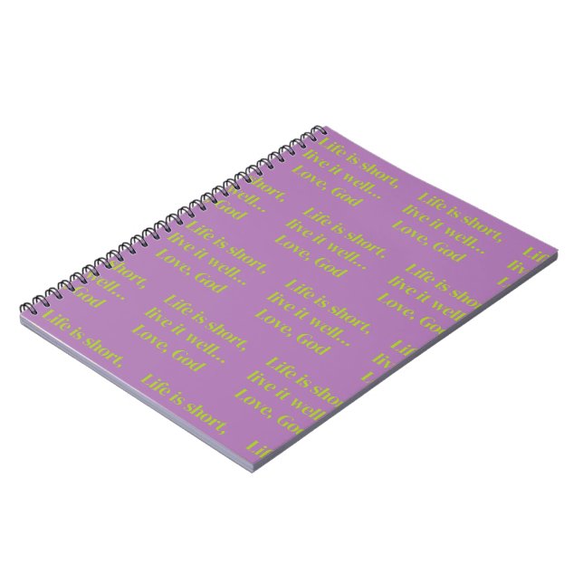 Lila Trust Notebook eller Journal Anteckningsbok (Vänstra Sidan)