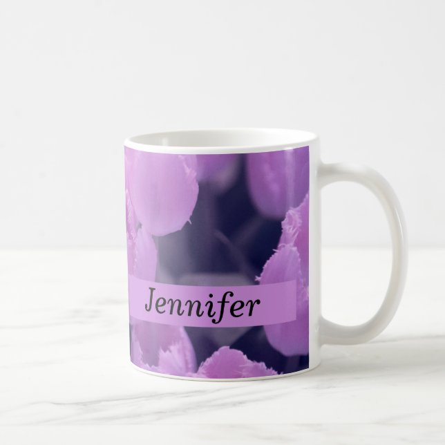 Lila Tulip Back to school & Dorm Essentials Kaffemugg (Höger)