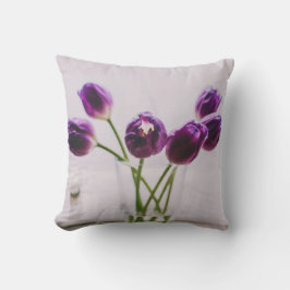 Lila Tulip Dekorativ kudde