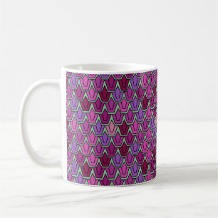 Lila Tulip Fält Kaffemugg