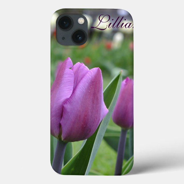 Lila Tulip iPad-ärendet (Baksida)