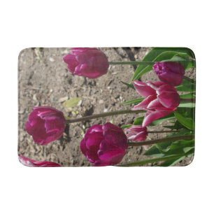 Lila Tulips badmat Badrumsmatta