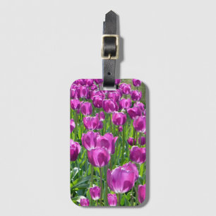 Lila Tulips Bagagebricka