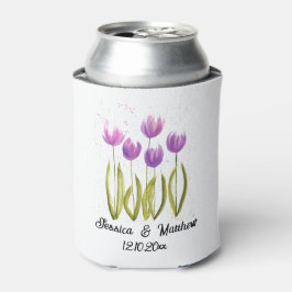 Lila Tulips blommigt Vår Rustic Bröllop
