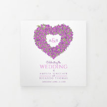 Lila tulips-hjärtekonsthistoria hängivenhet bröllo