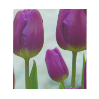 Lila Tulips Note Pad Anteckningsblock