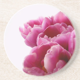 Lila Tulips Sandstone Underlägg