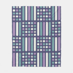 Lila Turcos i Linjer-århundradet Fleecefilt