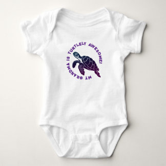 Lila Turtle GRANDMA T Shirt