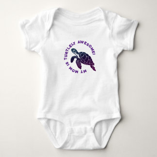 Lila Turtle MAMMA T Shirt