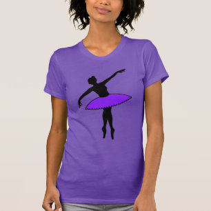 Lila Tutu Ballerina Ballet Dance Teacher Gift T-shirt