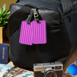 Lila tvåtonsränder bagagebricka