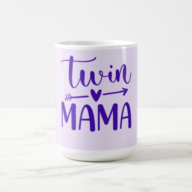 Lila Twin Mamma Kaffemugg (Center)