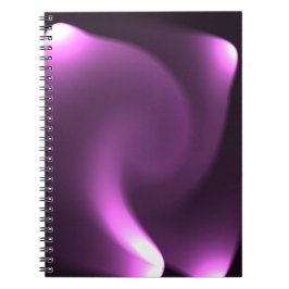 Lila Twirling Ljus Anteckningsbok