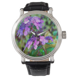 Lila Twist and Shout Hortensia Blomma Armbandsur