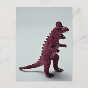 Lila Tyrannosaurus Rex Vykort