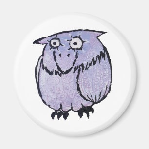 LILA UGGLA MAGNET