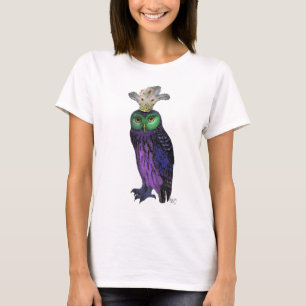 Lila Uggla T Shirt