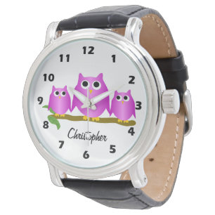 Lila Ugglor Design Personlig Armbandsur