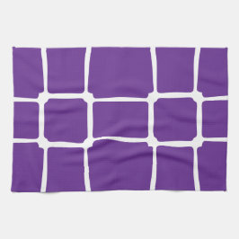Lila Uneven Squares mosaic Kökshandduk