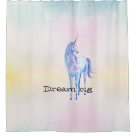 Lila Unicorn Aqua Rosa Gult Tie Dye