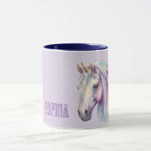 Lila Unicorn Dream Mugg