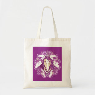 Lila Unicorn Mandala Tygkasse