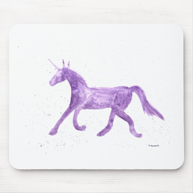 Lila Unicorn Musmatta (Framsidan)