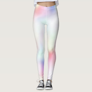 Lila Unicorn Rosa Peach Rainbow Leggings