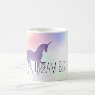 Lila Unicorn Rosa Rainbow Girly Kaffemugg