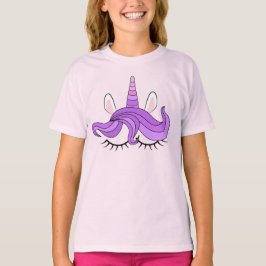 Lila Unicorn T Shirt