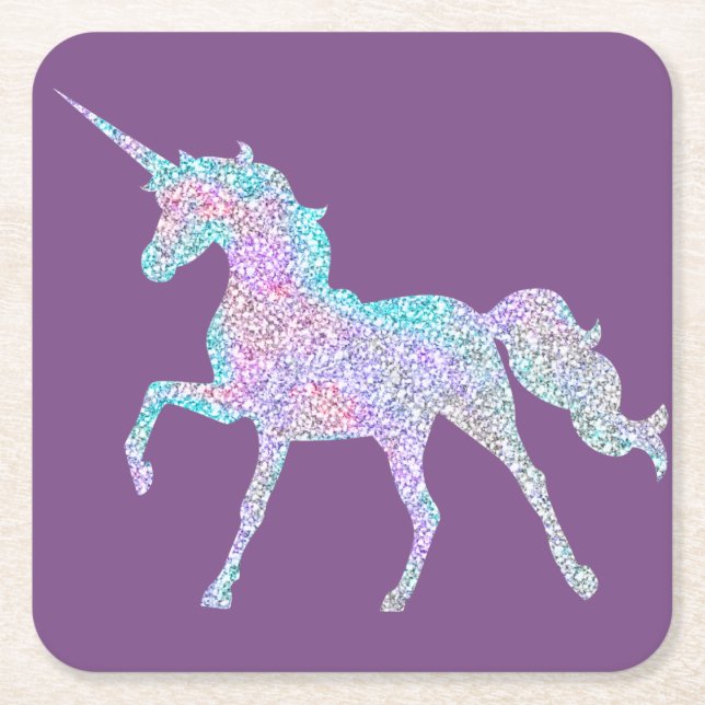 Lila Unicorn Underlägg (Framsidan)