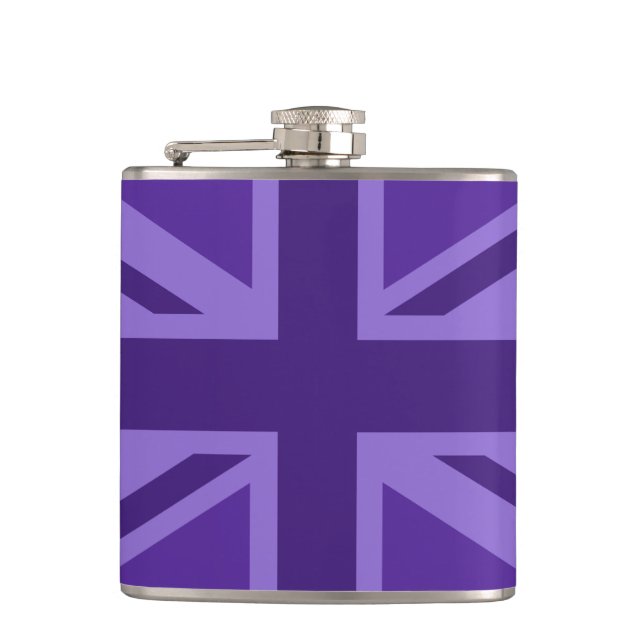 Lila Union Jack Design Fickplunta (Framsidan)
