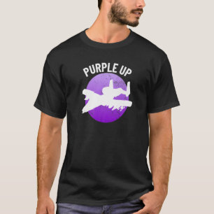 Lila upp A10 Warthog Militära barn Boys A 10 Purp T Shirt