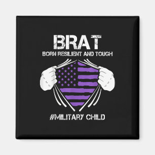 Lila upp militära barnbarn, barnbarn, barnbarn, hä magnet