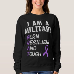 Lila upp militärens barnmånad I är en militär T Shirt
