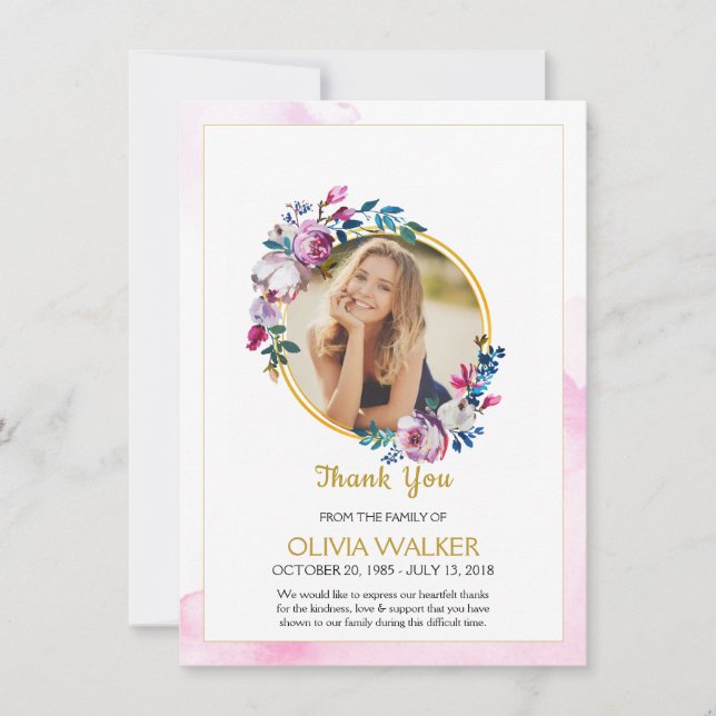 Lila Utandningsluft - tack ditt kort (Framsida)