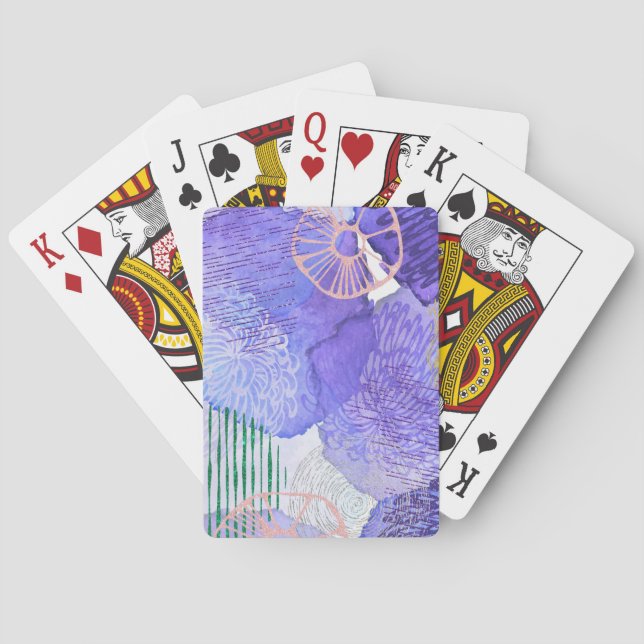 Lila - Utkast Casinokort (Baksidan)