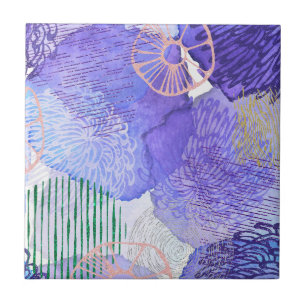 Lila - Utkast Kakelplatta