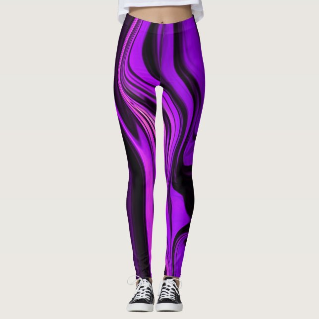 Lila - Utkast Leggings (Framsida)