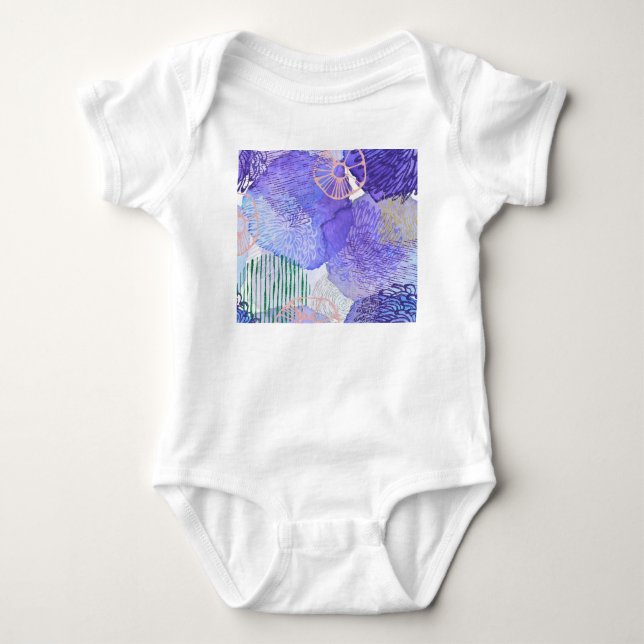 Lila - Utkast T Shirt (Framsida)