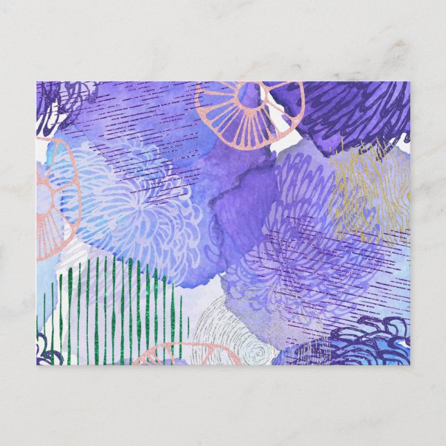 Lila - Utkast Vykort (Framsida)