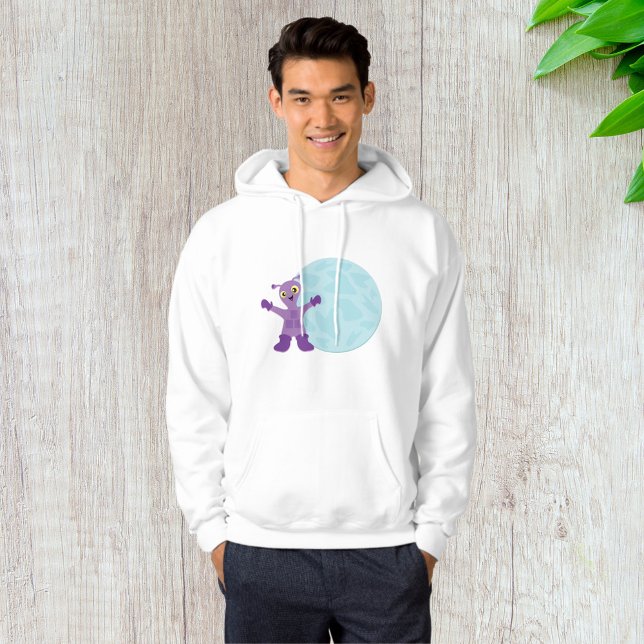 Lila utomjording hoodie (Skapare uppladdad)