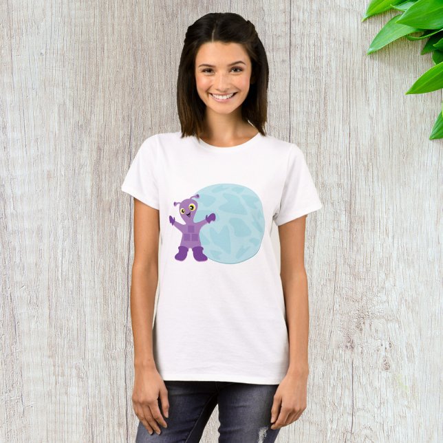 Lila utomjording t shirt (Skapare uppladdad)