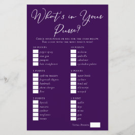 Lila - vad är i Möhippan för Purse