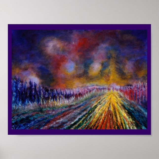 Lila Väg Poster (Framsidan)