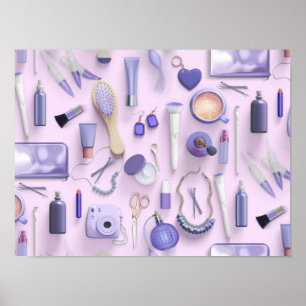 Lila Vanity Bord Poster