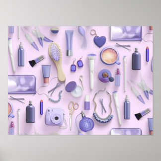 Lila Vanity Bord Poster